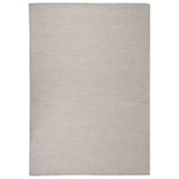 VidaXL Buitenkleed platgeweven 160x230 cm taupe