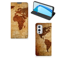 OnePlus 9 Book Cover Wereldkaart