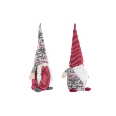 Kerstversiering DKD Home Decor Kabouter Polyester (24 x 14 x 58 cm) (2 Stuks)