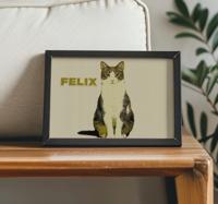 Gepersonaliseerde illustratie halve toon andere dieren poster Gepersonaliseerde illustratie halve toon andere dieren poster