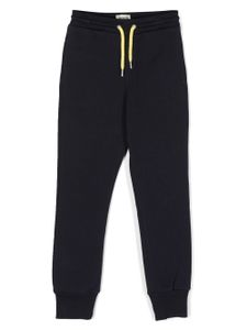 Lanvin Enfant pantalon de jogging à logo brodé - Bleu