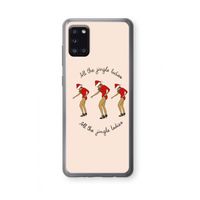 Jingle Ladies: Samsung Galaxy A31 Transparant Hoesje