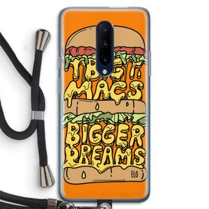 Big Macs Bigger Dreams: OnePlus 7 Pro Transparant Hoesje met koord
