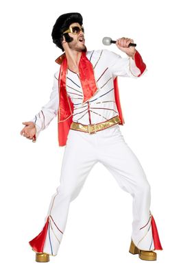 Mr. Elvis met sjaal