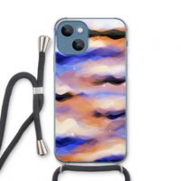 Donkere Wolken: iPhone 13 mini Transparant Hoesje met koord