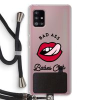 Badass Babes Club: Samsung Galaxy A51 5G Transparant Hoesje met koord