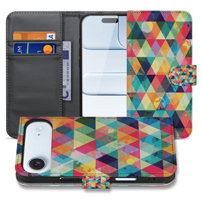 Geruit Hoesje iPhone Air | Book Case | Portemonnee hoesje