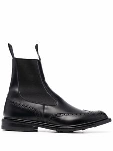 Tricker's bottines Henry en cuir - Noir