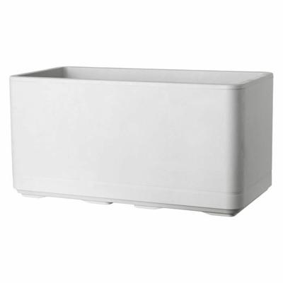 Zelfwaterende plantenpot Deroma Parel 78 x 38 x 39 cm Plastic Rechthoekig Ø 78 cm