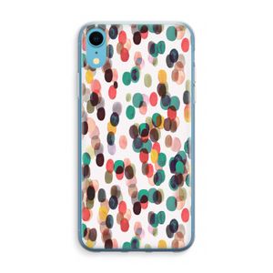 Tropical Dots: iPhone XR Transparant Hoesje