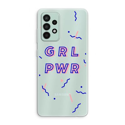 GRL PWR: Samsung Galaxy A52s 5G Transparant Hoesje