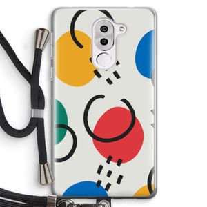 Illustratieve pop 3: Honor 6X Transparant Hoesje met koord