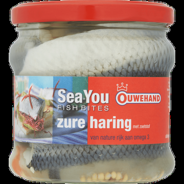 Ouwehand Sea You Fish Bites Zure Haring 355 g bij Jumbo