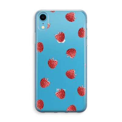 Framboosjes: iPhone XR Transparant Hoesje