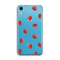 Framboosjes: iPhone XR Transparant Hoesje
