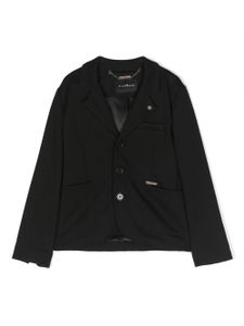 John Richmond Junior blazer à simple boutonnage - Noir