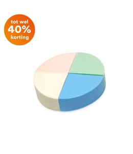 Face & Nail 4x make up spons meerkleurig zonder blister