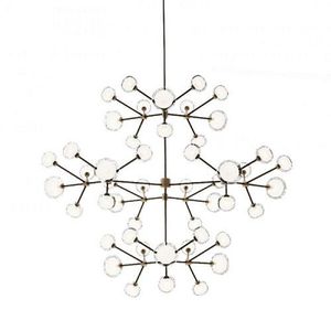 Tooy Nabila 48 Hanglamp - Zwart - Messing