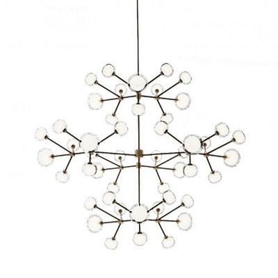 Tooy Nabila 48 Hanglamp - Zwart - Messing