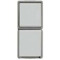 Siemens 5TA4826 Wandcontactdoos met randaarde Delta Grijs Schakelmateriaal 1 stuk(s)