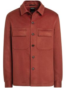 Zegna Alba Oasi cashmere overshirt - Rouge