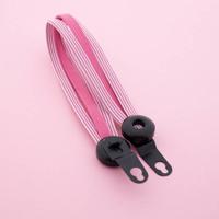 Qibbel Widek snelbinder venture 24" zwarte beugels roze/wit