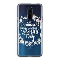 Diamonds: OnePlus 7 Pro Transparant Hoesje