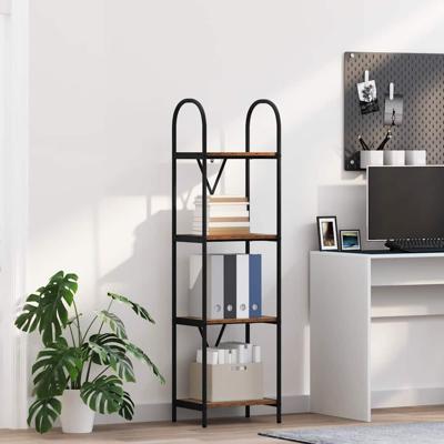 Boekenkast Oud hout 40 x 30 x 146 cm Bewerkt hout