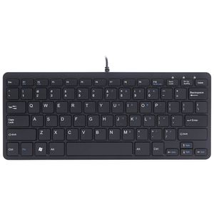 R-Go Tools R-Go Compact Toetsenbord, QWERTY (US), zwart, bedraad