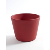 Serax Bloempot Handpainted Burgundy Rood D 16 cm H 12 cm