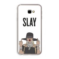 Slay All Day: Samsung Galaxy J4 Plus Transparant Hoesje