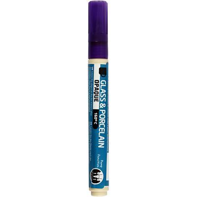 Creativ Company Glas- en porseleinstift, lijndikte 2-4 mm, dekkend, paars, 1 stuk