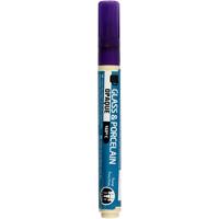 Creativ Company Glas- en porseleinstift, lijndikte 2-4 mm, dekkend, paars, 1 stuk