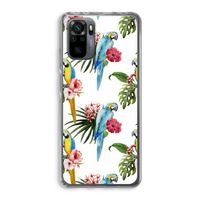 Kleurrijke papegaaien: Xiaomi Redmi Note 10 Pro Transparant Hoesje Kleurrijke papegaaien: Xiaomi Redmi Note 10 Pro Transparant Hoesje