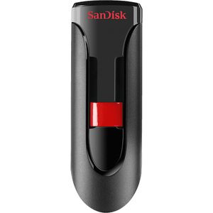 SanDisk Cruzer Glide USB flash drive 256 GB USB Type-A 2.0 Zwart, Rood