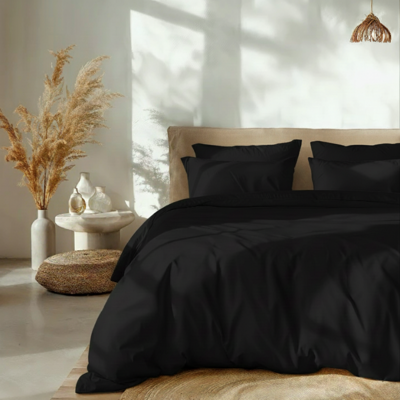 Dekbedovertrek Percale Katoen Uni - Zwart - Lits-Jumeaux (240x220 Cm) - Taupe Percale Katoen Katoen - Effen - Dreamhouse - Dekbed-Discounter.nl Dekbedovertrek Percale Katoen Uni - Zwart - Lits-Jumeaux (240x220 Cm) - Taupe Percale Katoen Katoen - Effen - Dreamhouse - Dekbed-Discounter.nl