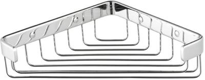 Geesa Basket doucherek hoekmontage 24x17,5x5cm chroom