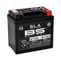 BS BATTERY Batterij gesloten onderhoudsvrij, Batterijen voor motor & scooter, BTX5L / BTZ6S SLA - thumbnail