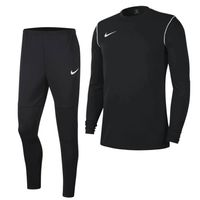 Nike Park 20 Crew Trainingspak Kids Zwart Wit - thumbnail