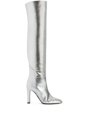 Giuseppe Zanotti bottes Hattie 105 mm - Argent