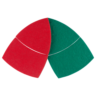 Bosch Accessoires Reinigingsvlies en extra blad voor multischuurmachines | 93 mm | Velc | Medium/Fijn - 2609256088