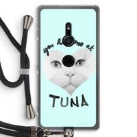 You had me at tuna: Sony Xperia XZ2 Transparant Hoesje met koord
