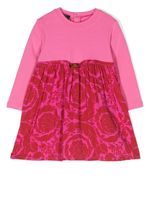 Versace Kids robe à imprimé baroque - Rose