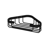 Hotbath Cobber hoekkorf 5,1 x 17,7 x 14,4 cm, mat zwart - thumbnail