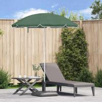 Strandparasol Groen 161 x 193 cm Polyester Strandparasol Groen 161 x 193 cm Polyester