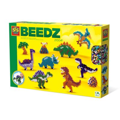 SES Creative Beedz Strijkkralen Dino Wereld 2100 Stuks