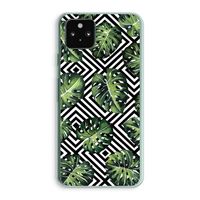 Geometrische jungle: Google Pixel 5a 5G Transparant Hoesje