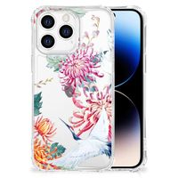 iPhone 14 Pro Case Anti-shock Bird Flowers