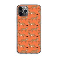 Cheetah: iPhone 11 Pro Max Transparant Hoesje