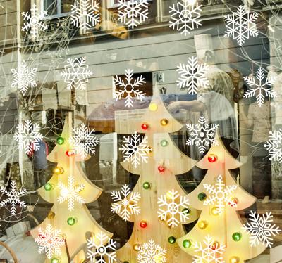 Kerststickers Sneeuwvlokken weergeven